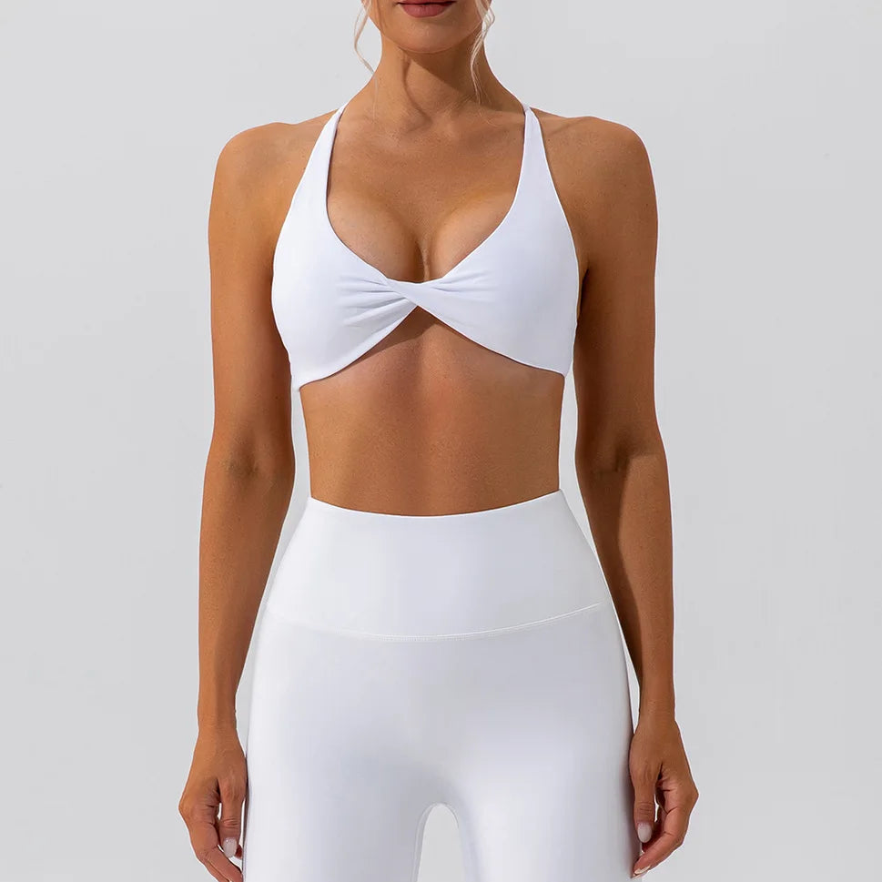 Elegant Front-Twist Bra
