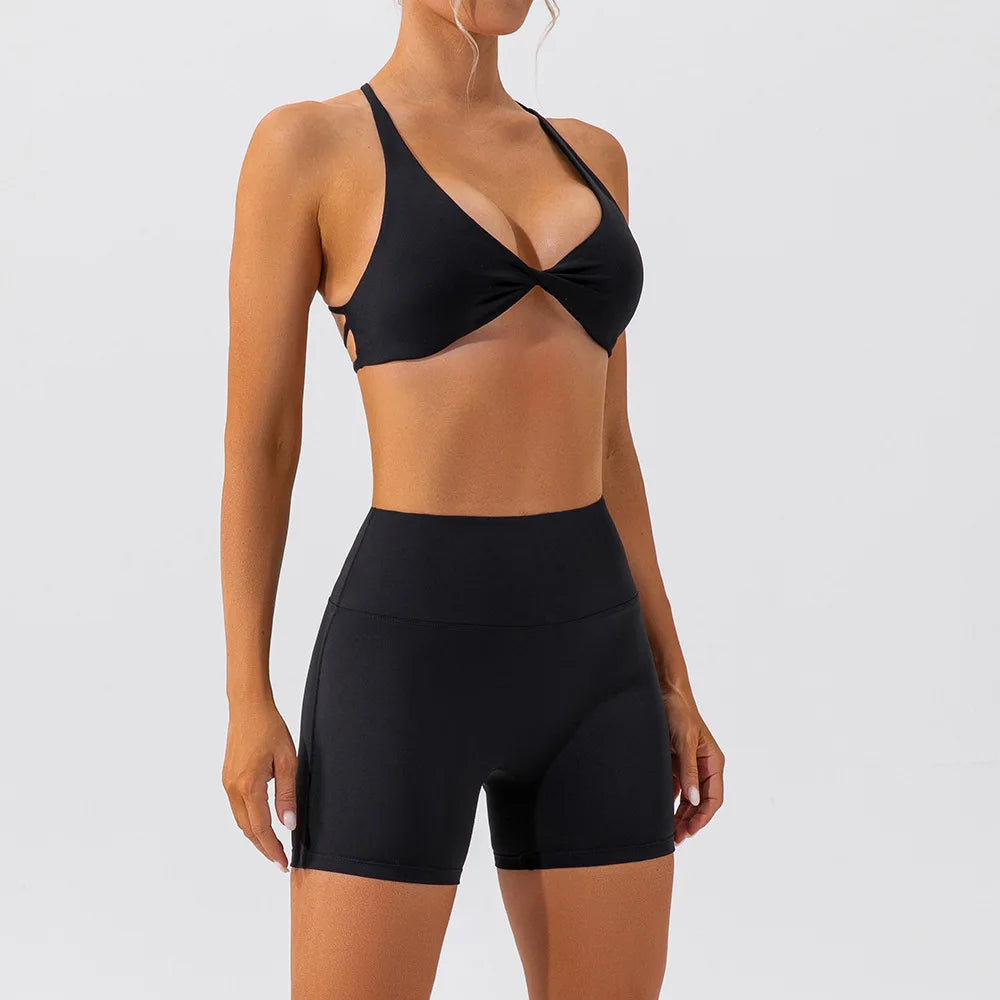 Elegant Front-Twist Bra