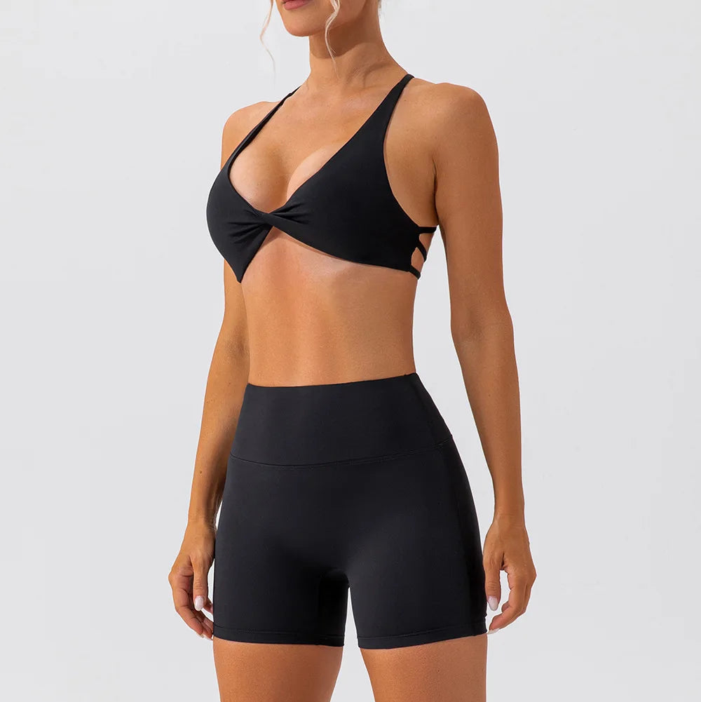 Elegant Front-Twist Bra