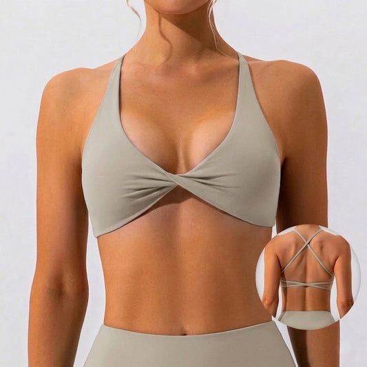 Elegant Front-Twist Bra