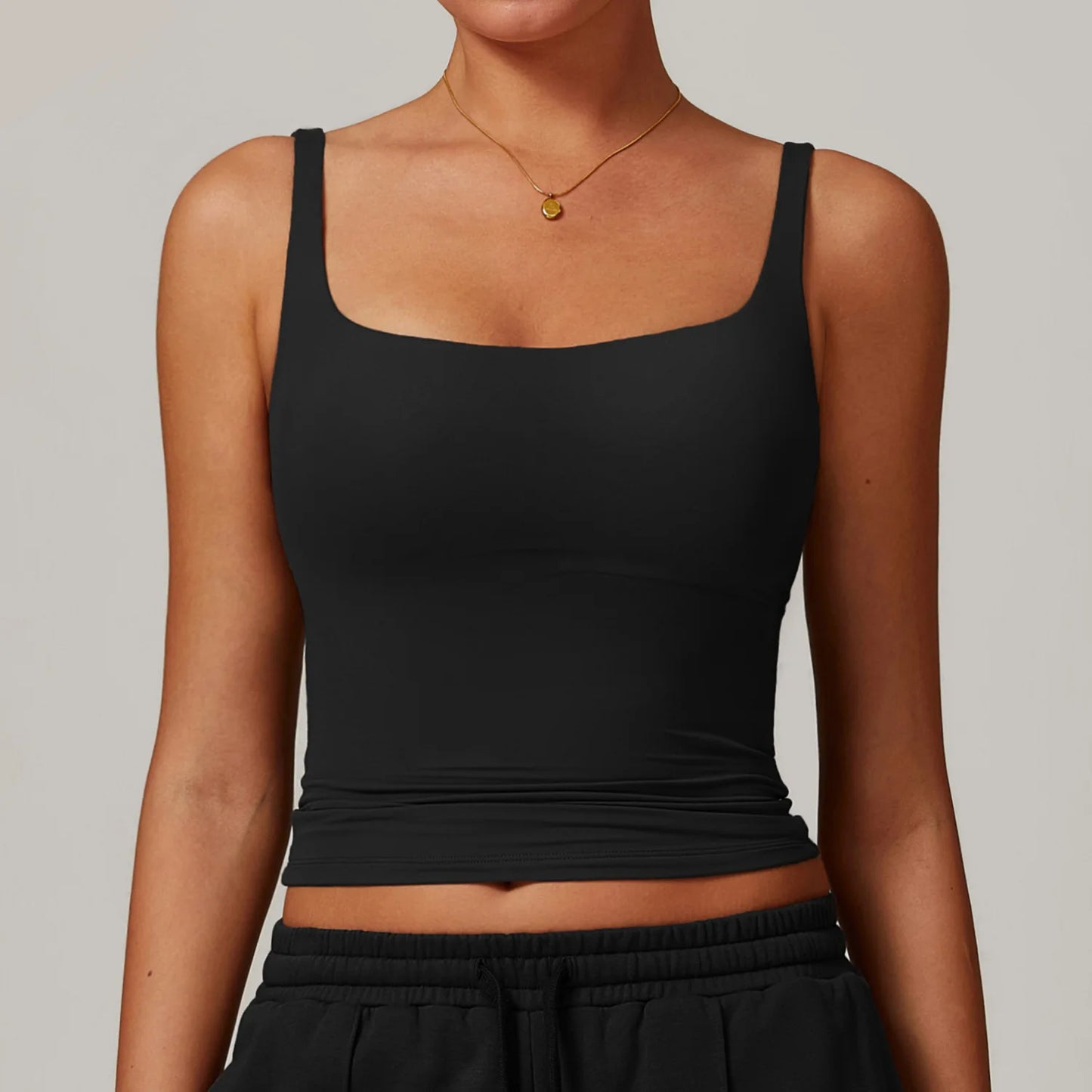 Square Neck Crop Top
