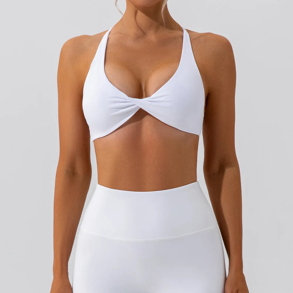 Elegant Front-Twist Bra