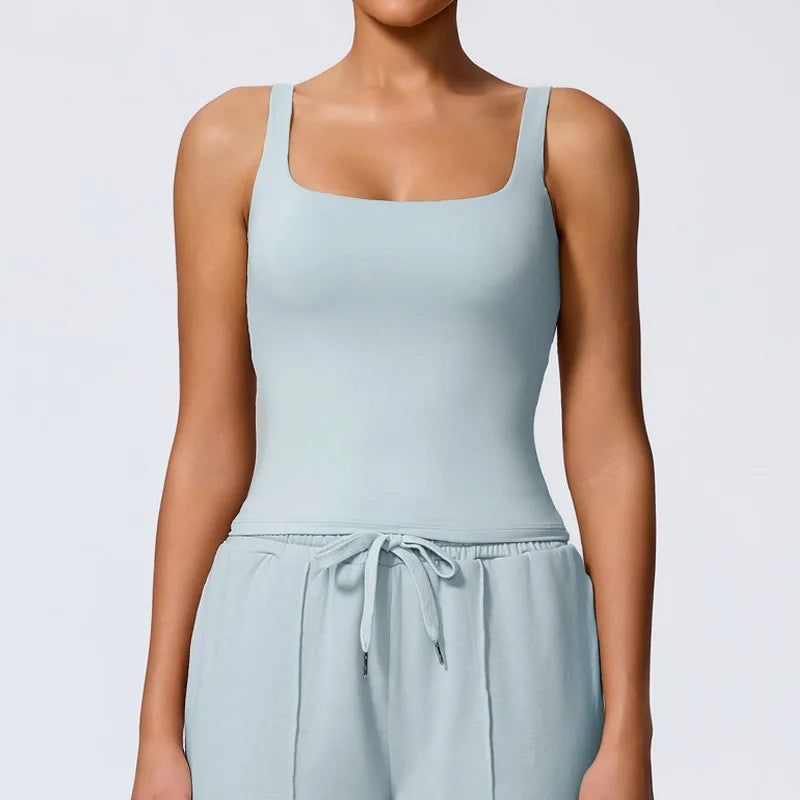 Square Neck Crop Top