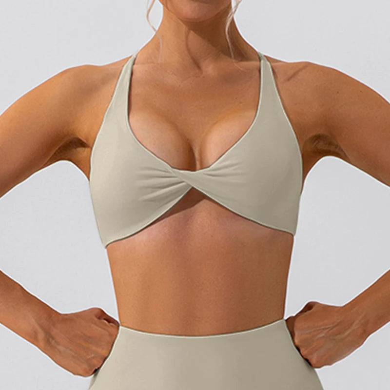 Elegant Front-Twist Bra