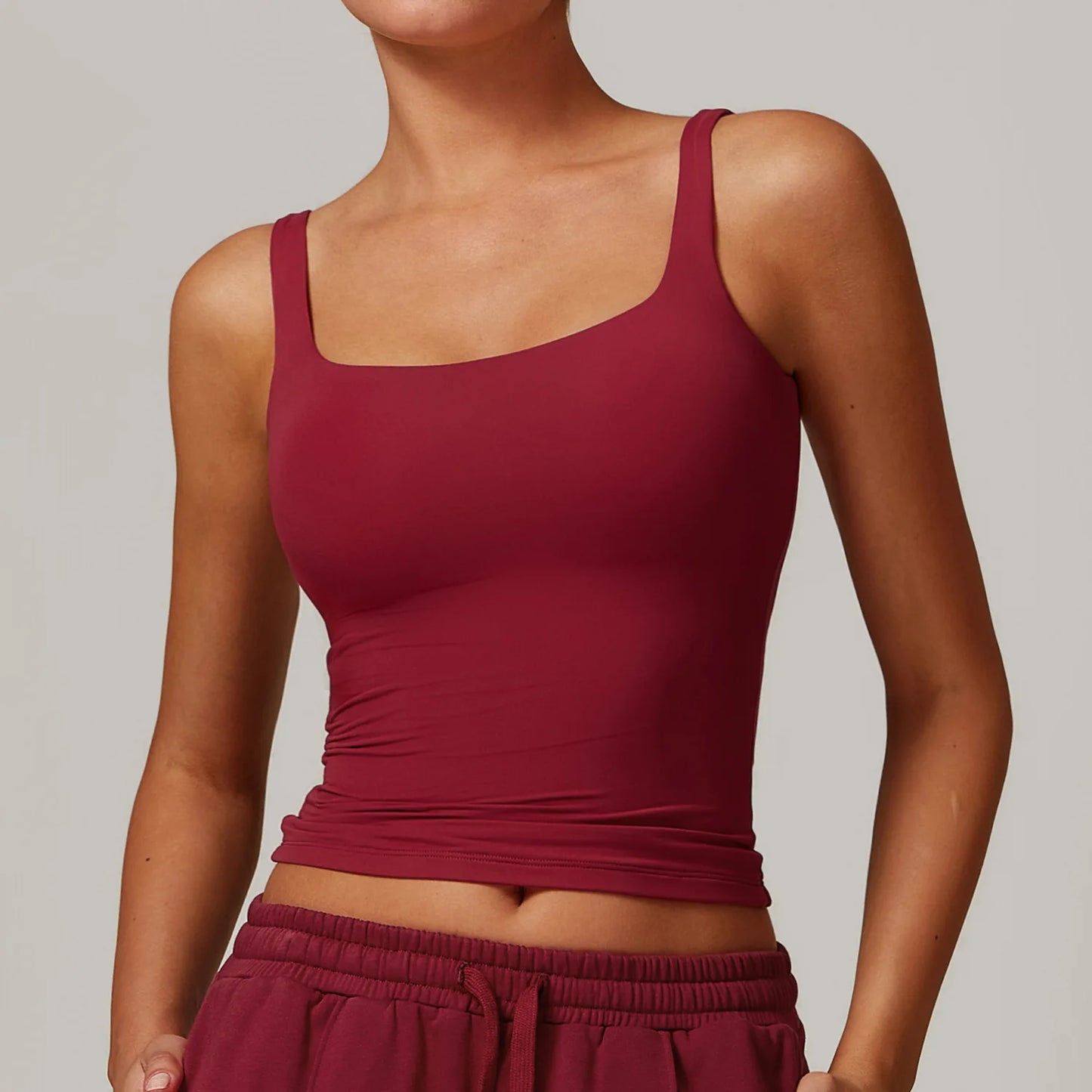 Square Neck Crop Top