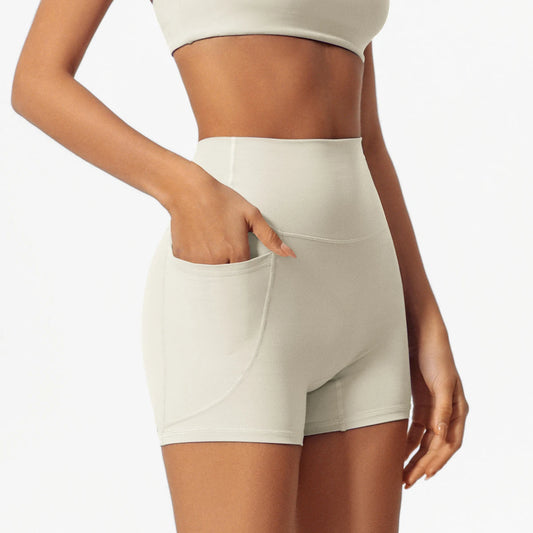 High-Waist Pocket Shorts