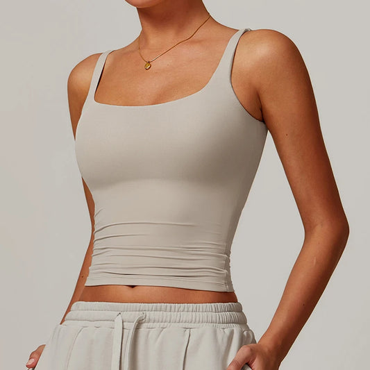 Square Neck Crop Top