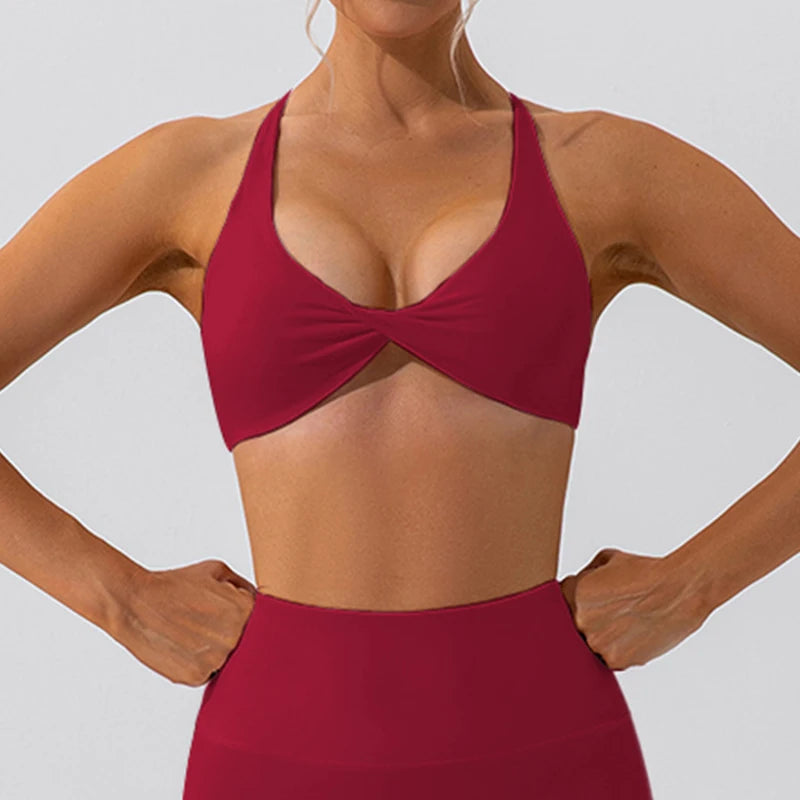 Elegant Front-Twist Bra