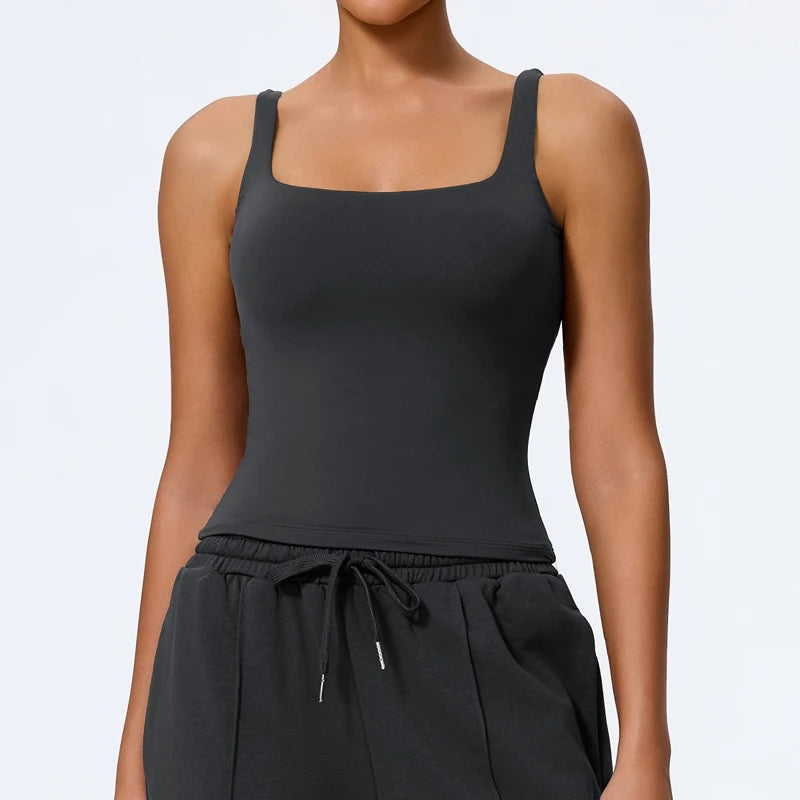 Square Neck Crop Top