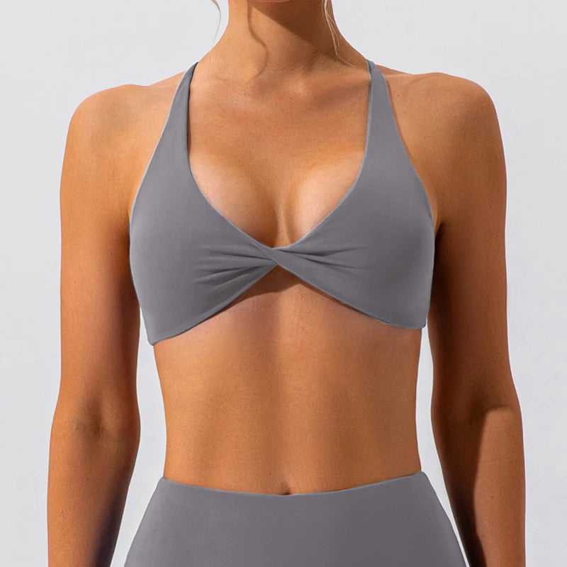 Elegant Front-Twist Bra