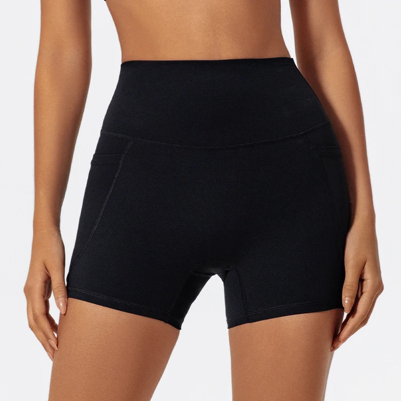 High-Waist Pocket Shorts