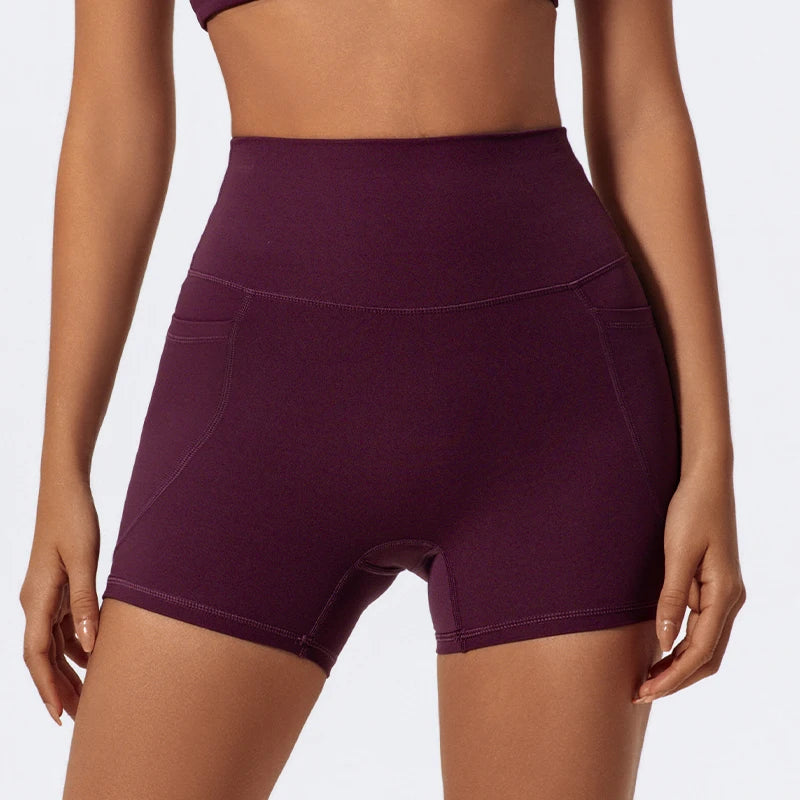 High-Waist Pocket Shorts