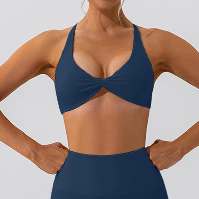 Elegant Front-Twist Bra