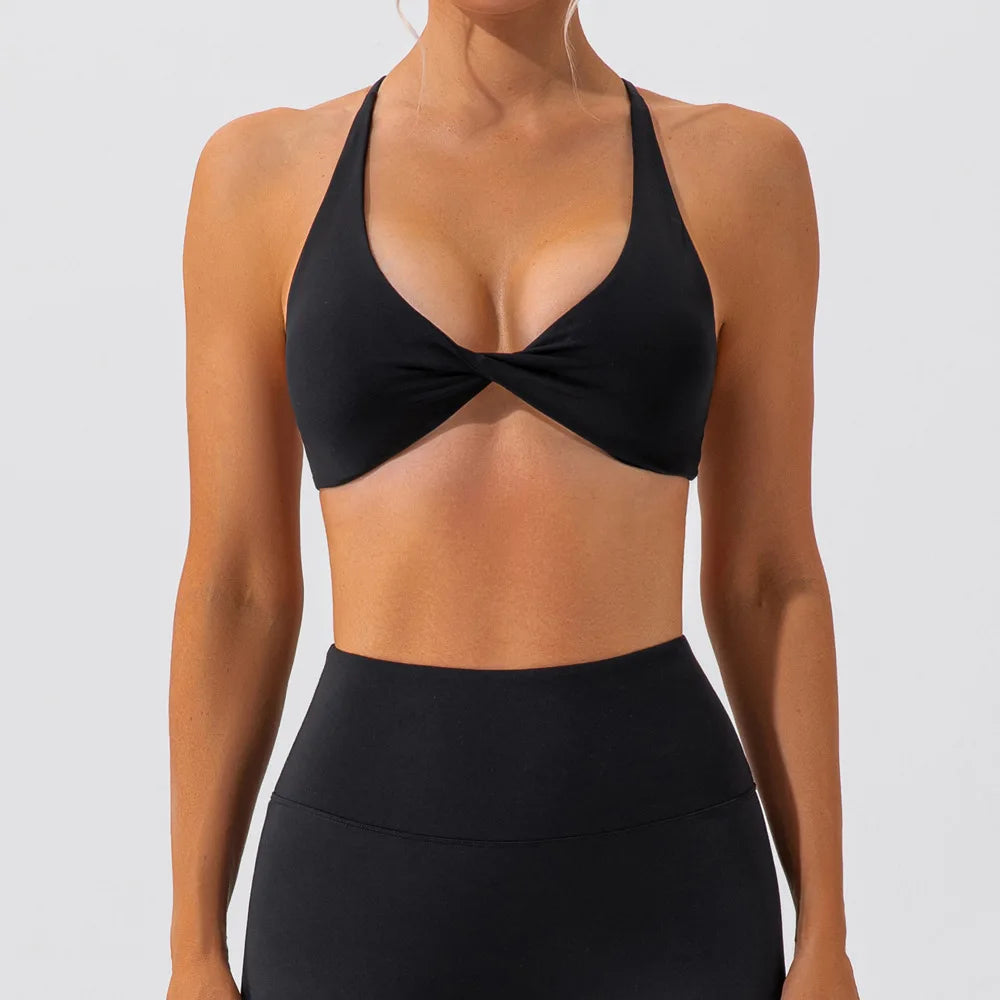 Elegant Front-Twist Bra