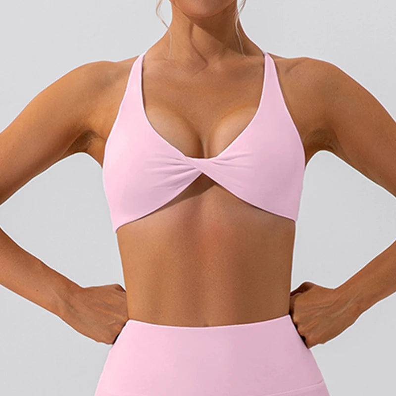 Elegant Front-Twist Bra