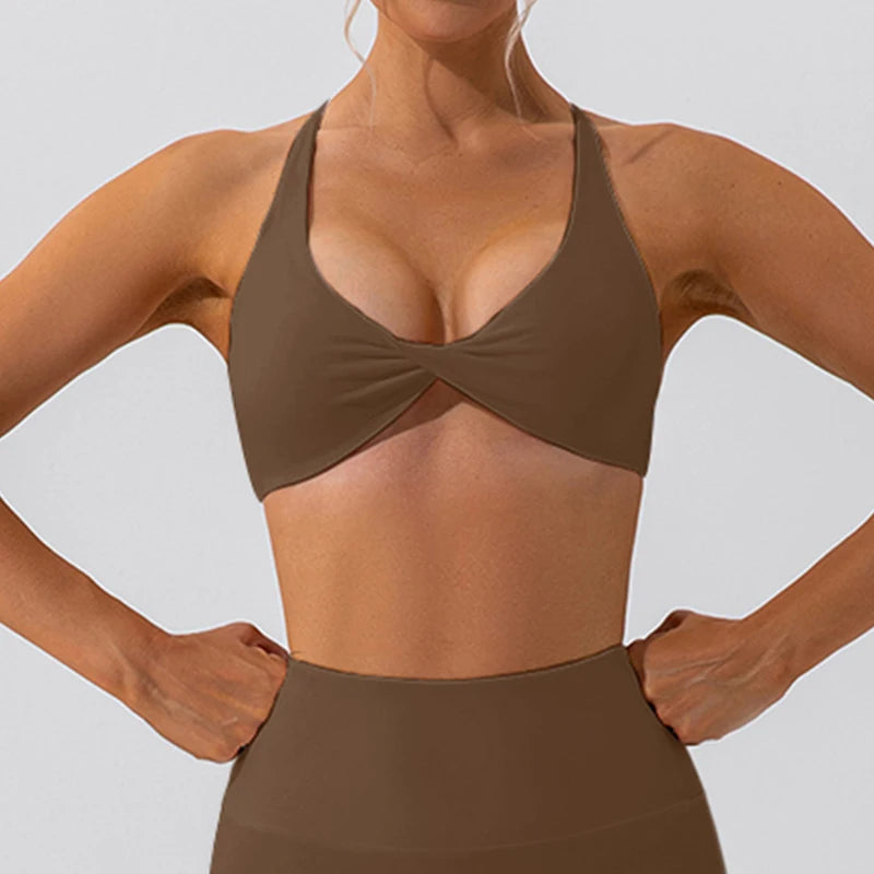 Elegant Front-Twist Bra